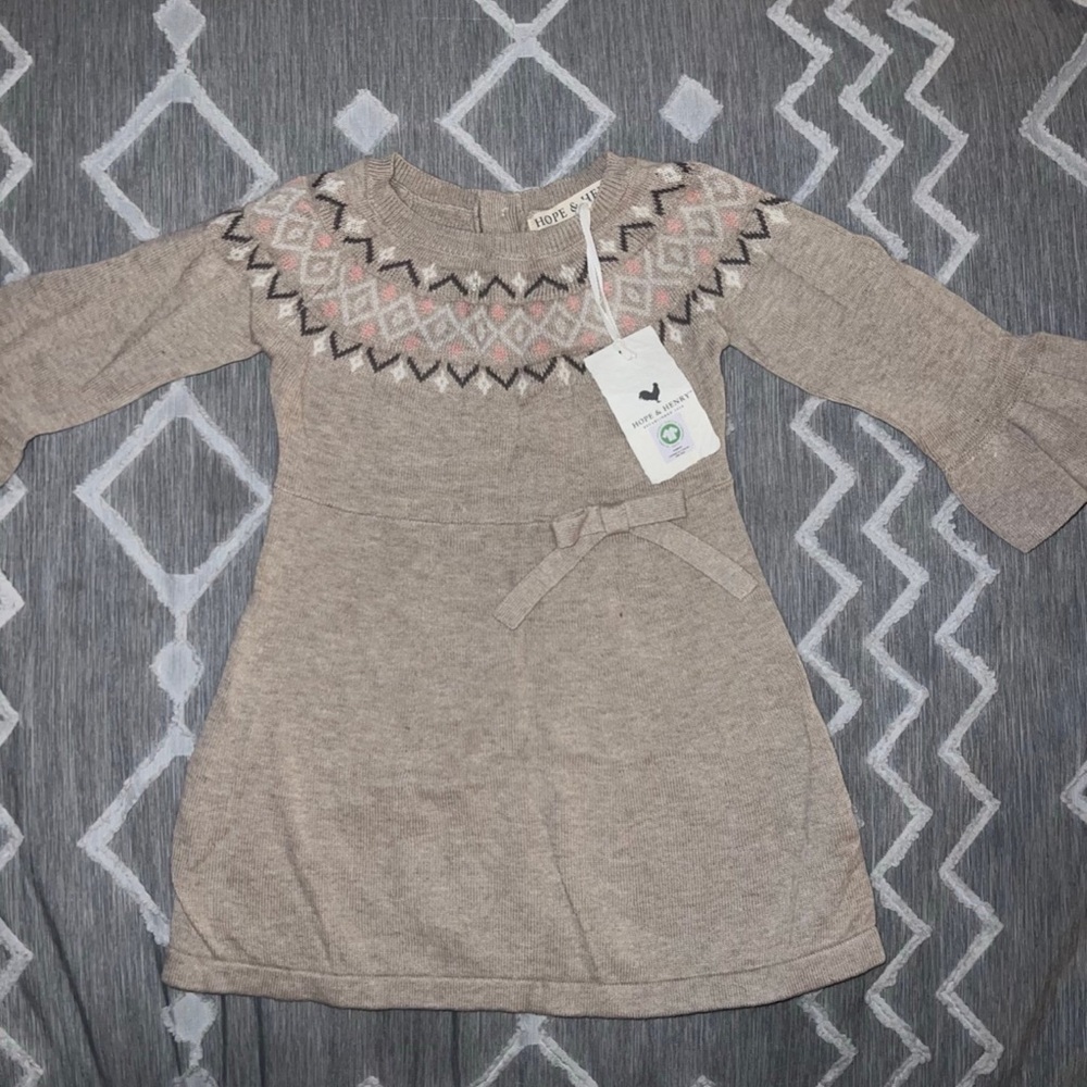 NWT Hope & Henry Dress Size 12-18M